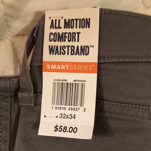 Docker - 32x34 - Straight Fit - Grey - Dress Pants - Picture 5 of 5